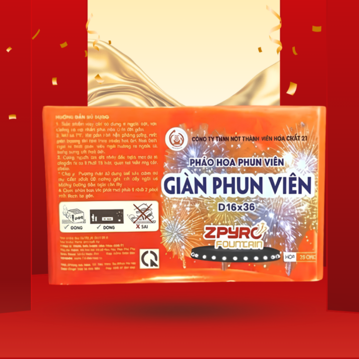 GIÀN PHUN VIÊN - D16X36